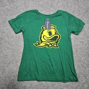 Oregon Ducks NCAA‎ Short Sleeve Green T-Shirt Women's Size Medium Alumni